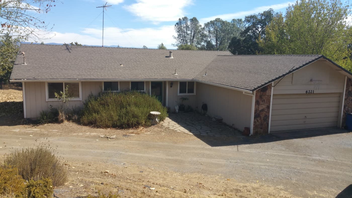 Home exterior before work began