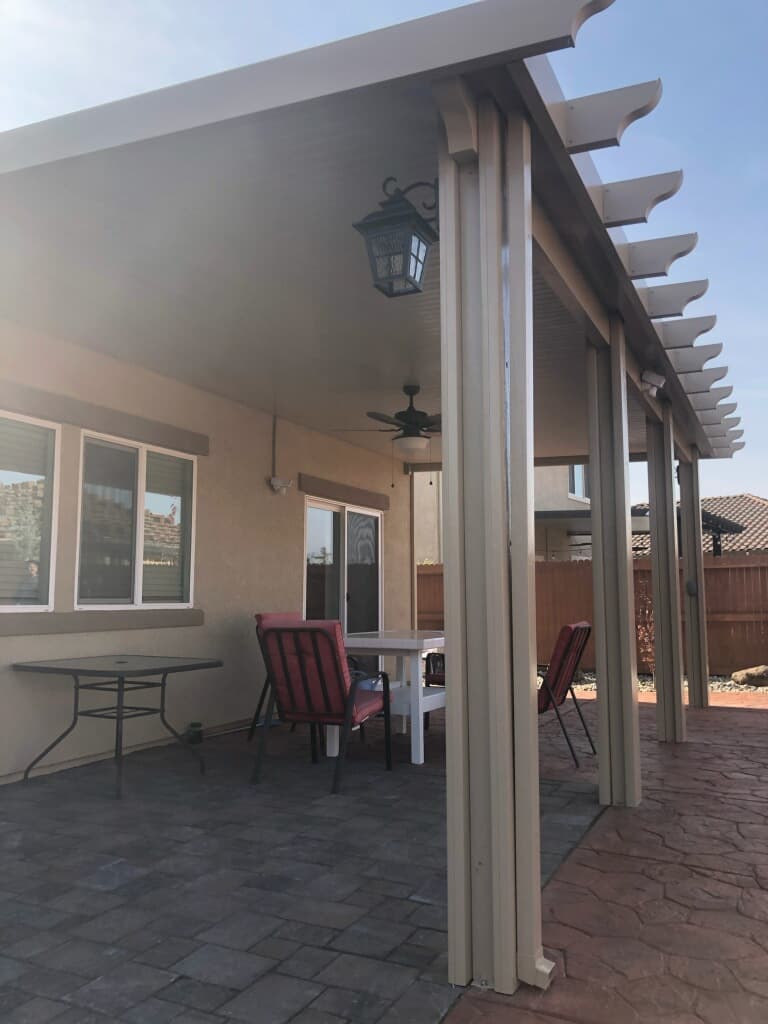 Covered Patio & Paver Terrace