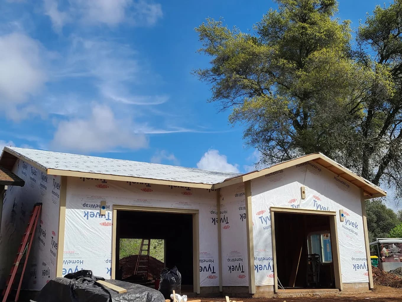 Cademartori Construction at work on a garages & shops project